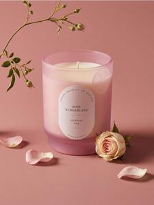 Sinsay - Vonná sójová svíčka Rose Wonderland - pastelová růžová