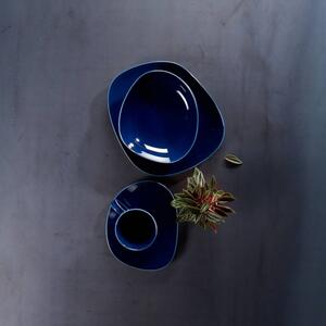 Tmavě modrý porcelánový šálek na kávu Villeroy & Boch Like Organic, 270 ml