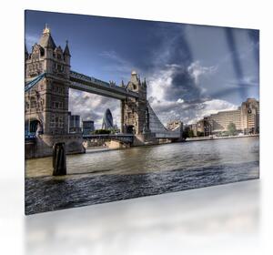 Skleněný obraz - Tower Bridge v Londýně (70x50 cm)