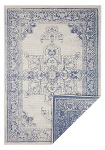 Modro-krémový venkovní koberec NORTHRUGS Borbon, 80 x 150 cm