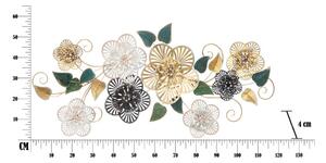 Kovová závěsná dekorace se vzorem květin Mauro Ferretti Campur -B-, 118 x 58 cm