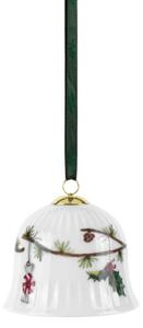 Kähler Design Porcelánový zvoneček Hammershøi Christmas - 6,5 cm KD434