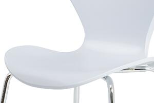 Jídelní židle v bílém provedení AURORA WT