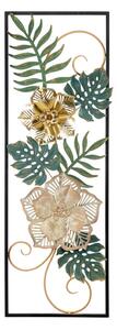 Kovová závěsná dekorace se vzorem květin Mauro Ferretti Campur -A-, 31 x 90 cm