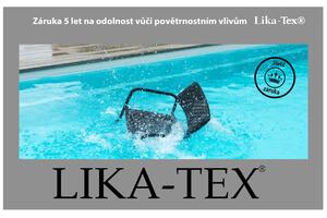 Zahradní pohovka PARIS LIKA-TEX antracit, luxusní, 3místná DPMG22-S1-312A