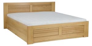 LK112-200-BOX dřevěná postel masiv buk Drewmax (Kvalitní nábytek z bukového masivu)