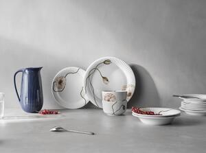 Bílý porcelánový talíř Kähler Design Hammershøi Poppy, ø 27 cm