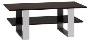 Konferenční stolek MARTES wenge/bílá (120 x 60) cm