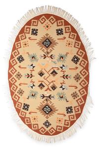 Vlněný kilim "Podzimní vinná réva 2"