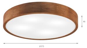 Brilagi - LED Stropní svítidlo CARVALHO 4xE27/60W/230V dub třešeň pr. 57,5 cm
