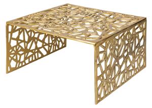 Abstract konferenční stolek zlatý 60 cm