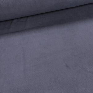 Fleece (flís) 93 jednobarevná uni šedý, š.150cm (látka v metráži)