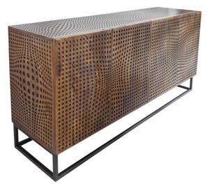 Illusion komoda hnědá 160 cm