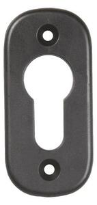 Zámkový štítek na dveře - krytka vložky FM-537N, 67x32 x 3,5 mm, plast