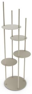 Calligaris Květinový stojan Circles, kovový, CS5107 provedení rám/struktura: Matný černý lak (kov)