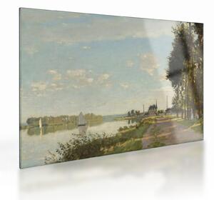Skleněný obraz - Claude Monet, Argenteuil, reprodukce (70x50 cm)
