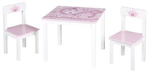Roba Dětský stůl se 2 židličkami (koruna) (100241582002)