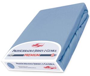 Darymex JERSEY PROSTĚRADLO PREMIUM 90X200 CM SVĚTLEMODRÉ