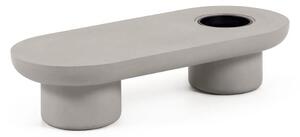 Venkovní stolek tamini 140 x 60 cm šedý