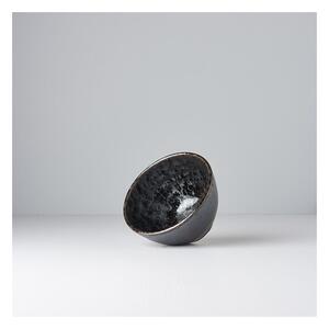 Černo-šedá keramická miska MIJ Pearl, ø 13 cm