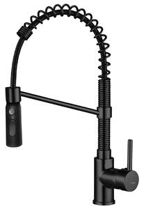 Kuchinox Serpen, vysoká dřezová baterie, černá matná, LAV-BKP_76SD