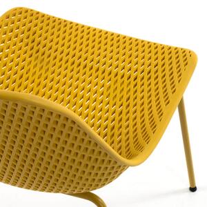 Židle binqui žlutá