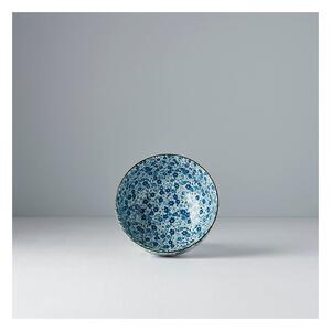 Modro-bílá keramická miska MIJ Daisy, ø 13 cm