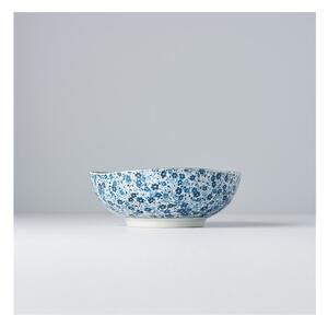 Modro-bílá keramická miska MIJ Daisy, ø 17 cm