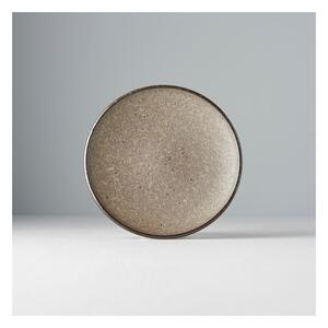 Béžový keramický talíř MIJ Earth, ø 17 cm