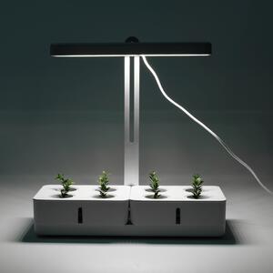 Inteligentní květináč, LED osvětlení, bílá, BIOR