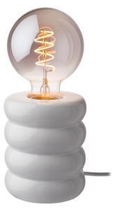 Stolní lampa STILO s keramickým podstavcem, bílá 12 cm