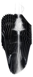 Slamp AVISL00BKF01T00000EU Avia suspension L, černé designové svítidlo od Zaha Hadid, 4x12W E27 + 7W Spot LED PAR 20, 120cm