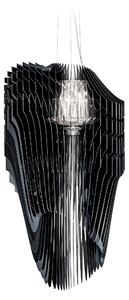 Slamp AVISXL0BKF01T00000EU Avia suspension XL, černé designové svítidlo od Zaha Hadid, 6x52+1x100W, 140cm