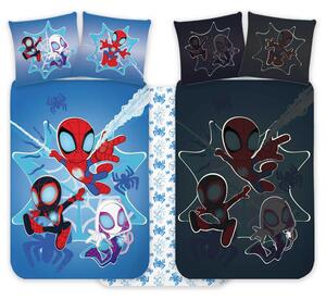 Aptex DĚTSKÉ BAVLNĚNÉ POVLEČENÍ SPIDEY 100X135 CM, 1KS 40X60 CM VZOROVANÉ