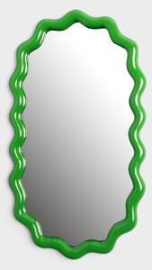 &klevering Zrcadlo Zigzag zelené oválné 50cm