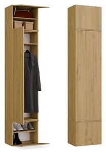 Skříň do předsíně 50 cm OPELIKA - dub artisan