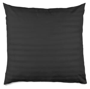 Darymex BAMBUSOVÝ POVLAK NA POLŠTÁŘ STRIPE COAL 40X40 CM ČERNÁ
