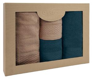 Darymex BAVLNĚNÉ RUČNÍKY SOLANO SADA 2 KS 50X90 CM, 2 KS 70X140 CM VÍCEBAREVNÁ