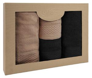 Darymex BAVLNĚNÉ RUČNÍKY SOLANO SADA 2 KS 50X90 CM, 2 KS 70X140 CM VÍCEBAREVNÁ