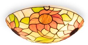 Brilagi - Tiffany vitrážové stropní svítidlo SUNFLOWER 2xE27/60W/230V pr. 40 cm