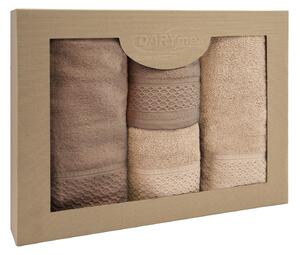 Darymex BAVLNĚNÉ RUČNÍKY SOLANO SADA 2 KS 50X90 CM, 2 KS 70X140 CM VÍCEBAREVNÁ