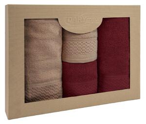 Darymex BAVLNĚNÉ RUČNÍKY SOLANO SADA 2 KS 50X90 CM, 2 KS 70X140 CM VÍCEBAREVNÁ