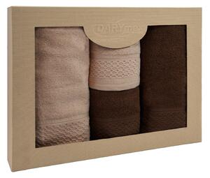 Darymex BAVLNĚNÉ RUČNÍKY SOLANO SADA 2 KS 50X90 CM, 2 KS 70X140 CM VÍCEBAREVNÁ