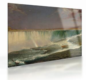 Skleněný obraz - Frederic Edwin Church, Niagara, reprodukce (70x50 cm)