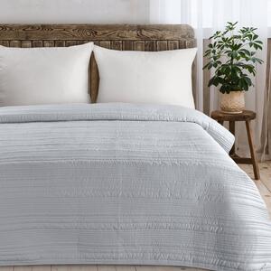 EUROFIRANY PŘEHOZ NA POSTEL TARA 170X210 CM STŘÍBRNÝ