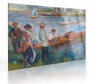 Skleněný obraz - Auguste Renoir, Oarsmen at Chatou, reprodukce (70x50 cm)