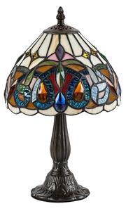 Brilagi - Tiffany vitrážová stolní lampa LUISA 1xE14/40W/230V