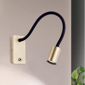 Orion WA 2-1342 - LED Flexibilní nástěnná lampička KURT LED/5W/230V zlatá