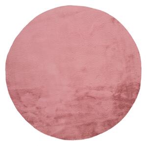 Růžový koberec Universal Fox Liso, Ø 120 cm