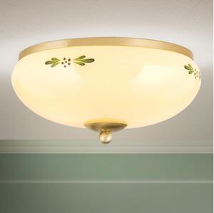 Orion DL 7-673 - Stropní svítidlo LANDHAUS 2xE27/60W/230V pr. 28 cm bronz/béžová